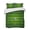 Green, Black, White, variant on Quilts Full Size Bedding Set, Green Football Field Lightweight Quilted Comforter, Center Circle Soccer Ball Soft Reversible Bedspread Coverlet with Pillow Covers for All Season, 78" x 90"