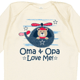thumbnail image 4 of Inktastic Oma and Opa Love Me Grandson Boys Long Sleeve Baby Bodysuit, 4 of 5
