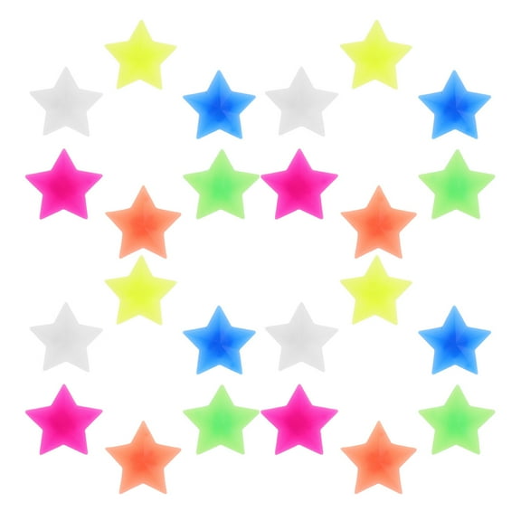 Worgeous 72 Pcs Bikes Wheel Spokes Bead Star Shape Bicycle Spokes Plastic Clip Beads Bikes Accessoriess For Kids Bicycle Wheel Decorations