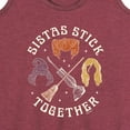 thumbnail image 3 of Hocus Pocus - Sistas Stick Together - Women's Racerback Tank Top, 3 of 5