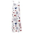 thumbnail image 5 of Iaqnaocc 4th of July Jumpsuits for Women Independence Day American Flag Stars Sleeveless Jumpsuits Rompers Loose Fit Adjustable Strap Jumpsuits 1776-2026 Trendy Wide Leg Jumpers Blue S, 5 of 5