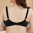 thumbnail image 4 of Aayomet Womens Plus Size Bra Womens Low Cut Bra Underwear Bralette Crop Top Female Bra Push Up Brassiere Plus Size Bra,Black Medium, 4 of 5
