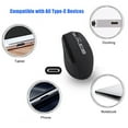 thumbnail image 4 of 2.4GHz Type C Wireless Mouse - 3 Adjustable DPI (800/1200/1600), 6 Buttons, Ergonomic Design, for MacBook/USB-C Devices, 4 of 8