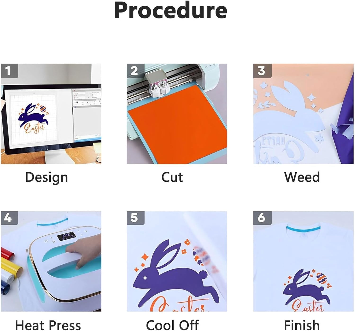 20 Pack Heat Transfer Vinyl Bundle - 12" x 10" Iron On Vinyl Sheets, 20 Assorted Colors HTV for Cricut & Heat Press Machine, Easy Cut Weed Transfer for DIY T-Shirts, Crafts & Home Decor