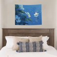 thumbnail image 4 of Kdxio Hibiscus Flowers Calm Water Wall Hanging Tapestries Banner For Bedroom College Dorm Home Living Room Party Decor 29X37 In, 4 of 8