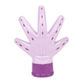 thumbnail image 2 of Secador de pelo portátil con forma de mano, difusor, herramienta de peinado, accesorio, cubierta de soplador para Violeta jinwen Difusor de secador de pelo, 2 of 7
