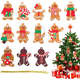 thumbnail image 3 of Colgante clásico de hombre de jengibre navideño, adornos navideños, adornos colgantes para árbol de Navidad, 3 of 5