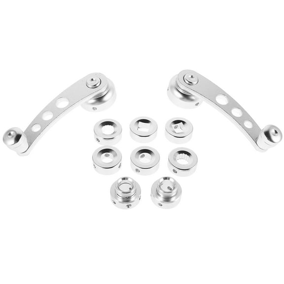 Zehuanyu 2pcs Car Window Crank Handle Truck Window Crank Handle Aluminum Alloy Manual Window Riser Auto Window Crank Handle Interior Accessories