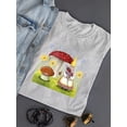 thumbnail image 3 of Gnome Neighbors Ii. T-Shirt Women -Grace Popp Designs, Female x-Large, 3 of 4