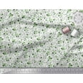 thumbnail image 3 of Soimoi Modal Satin Fabric Leaves & Rose Flower Print Sewing Fabric Yard 42 Inch Wide, 3 of 3
