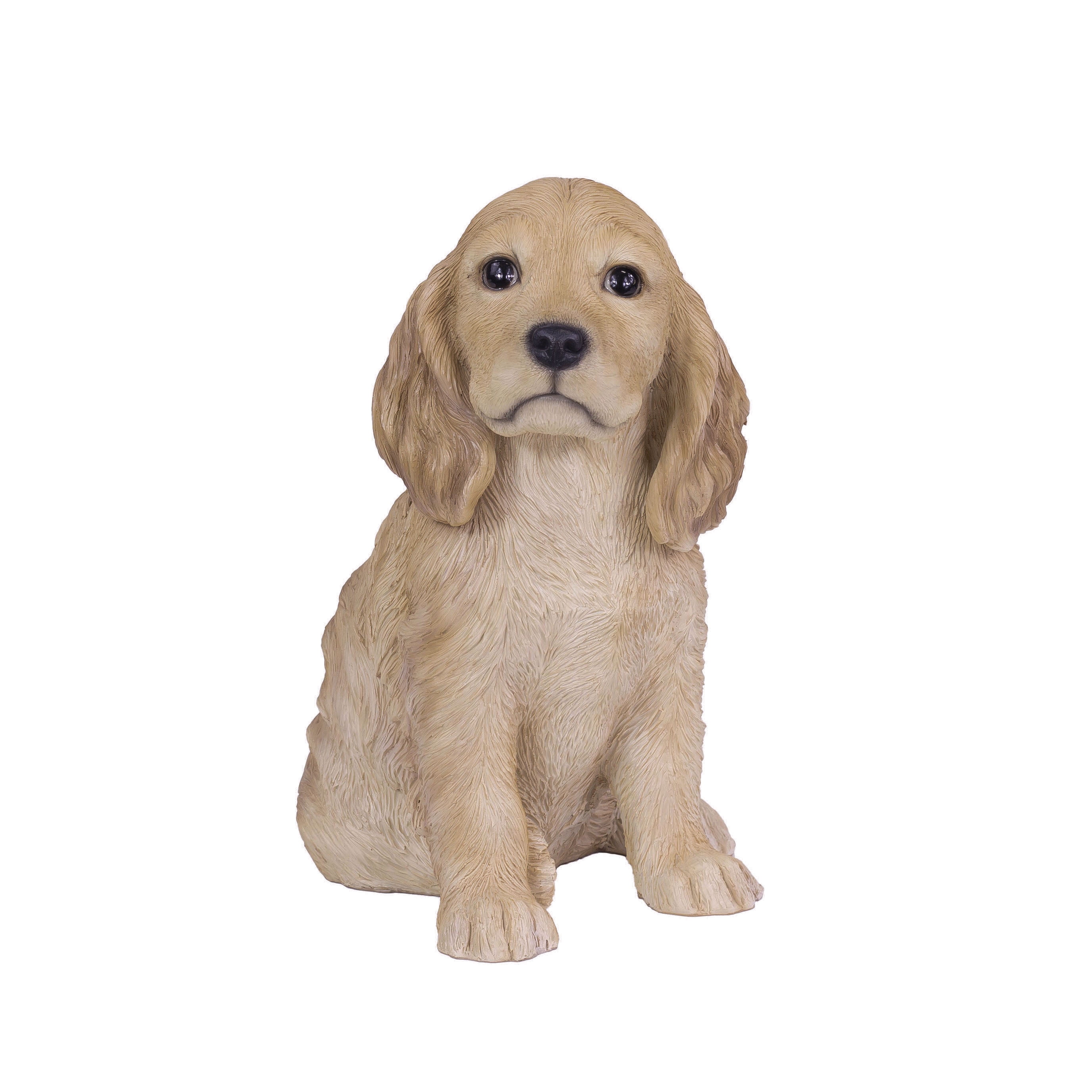 SOREAL Brown Golden Cockapoo | Handpainted Decorative Puppy Statue for Home & Garden Decor | Premium Polyresin Dog Statue | Gift for Dog Lovers | Weather-Resistant Indoor/Outdoor Decor