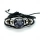 thumbnail image 4 of Pulsera de cuero con cierre azul de Anime para hombre y mujer, brazalete ajustable de estilo Punk, Cosplay Unisex, Isagi, yoachi, Chigiri, Bachira, 4 of 5