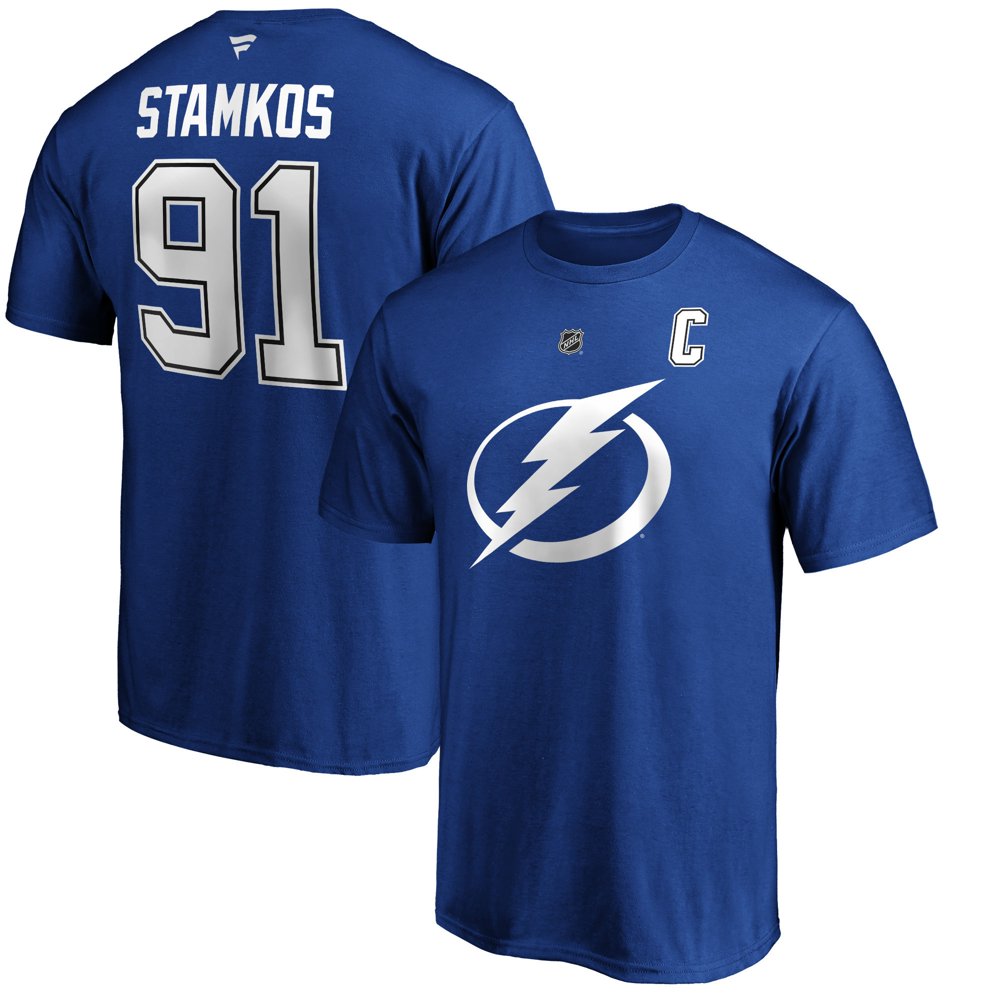 Steven Stamkos Tampa Bay Lightning Fanatics Branded Authentic Stack ...