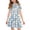 Blue, variant on yuCgh Girls Easter Party Dress, Short Sleeve Summer Dress with Pocket & Floral Print, Lightweight Casual Easter Dress for Children,Blue 110