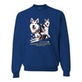 thumbnail image 2 of Wild Bobby, If It's Not an Alaskan Malamute It's Just a Dog Gift, Unisex Crewneck Graphic Sweatshirt, Royal, XX-Large, 2 of 4