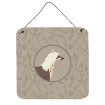 Chinese Crested In the Kitchen Wall or Door Hanging Prints