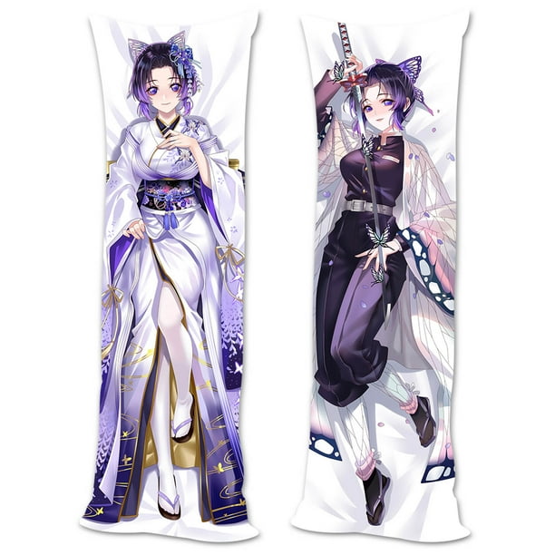 Cyan Oak Demon Slayer Kimetsu No Yaiba Body Pillowcase Anime Character Pattern Peach Skin Pillow Case Cover Decorative For Room Sofa Bed Car Walmart Com