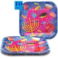 thumbnail image 3 of Hanukkah Plates - Hanukkah Paper Goods - 9 Inch - Serves 10, 3 of 5