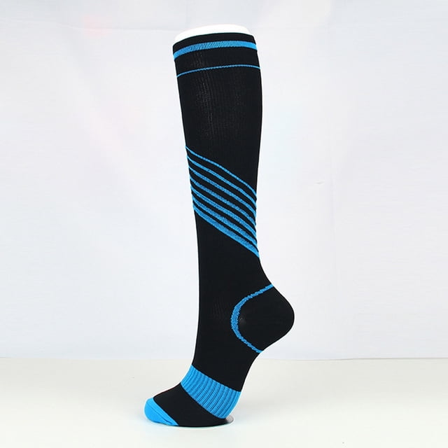 Compression Socks Color Strip Compression Socks Men And Women Elastic Socks