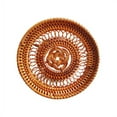 thumbnail image 2 of Visland Plate Mat Woven Multipurpose Handmade Chinese Knot Rattan Thermal Insulation Coaster for Daily Use, 2 of 7