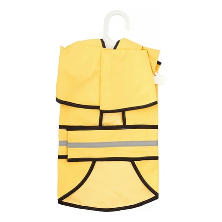 Medium Dog Coat - Ethical Pet Fashion Lookin' Good Rainy Days Slicker Dog Raincoat, Medium, Yellow