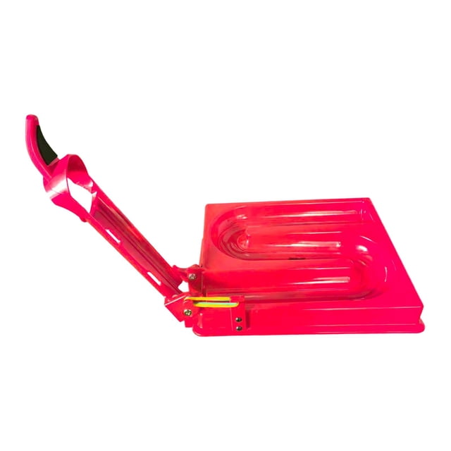 Siruishop Precision Pool Ball Rack Portable Accuracy for Billiards Lovers Practice Aid red