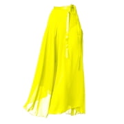 Dance Skirt with Adjustable Waist Tie Gymnastic Ballet Long Scarf Wrap Skirt
