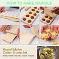 thumbnail image 5 of 8 Pcs Ravioli Mold Set Include Ravioli Maker Press,Dough Scraper, Dumpling Maker, Ravioli Maker Cutter Set,Pasta Making, 5 of 5