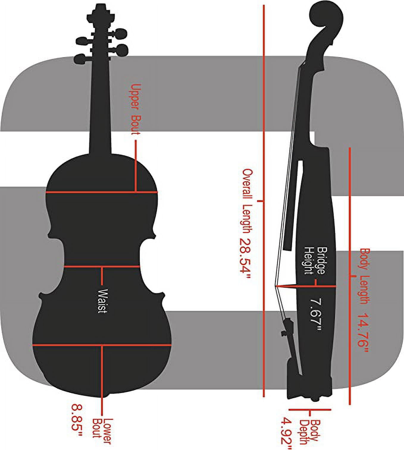 Crossrock 4/4 Size Violin Fiberglass Case with High Quality Velvet Lining