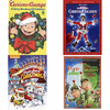 Christmas Holiday Movies DVD 4 Pack Assorted Bundle: Curious George: A Very Monkey Christmas, Christmas Vacation, Paw Patrol: Pups Save Christmas, Prep & Landing: Totally Tinsel