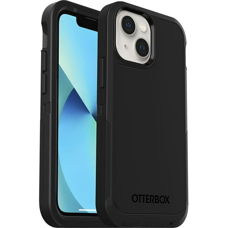 OtterBox Defender Series Screenless Case with Magsafe for iPhone 13 Mini & iPhone 12 Mini, Black