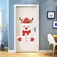thumbnail image 4 of Christmas Wall Stickers Self-adhesive Christmas Snowman Refrigerator Sticker Cartoon Children's Room Door Sticker, 4 of 5