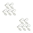 thumbnail image 6 of Raindrops 10 Pcs  Violin Shaped Pendant Musical Instrument Key Chain Pendant Key Decor, 6 of 8