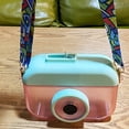 thumbnail image 5 of PENGXIANG Water Bottles with Straw Camera Shape Cup Adjustable Shoulder Strap (Pink), 5 of 5
