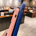 thumbnail image 5 of Cute Slim Wallet Case Compatible with iPhone 13 Pro Max, Soft Silicone Cases with Card Holder, 360° Rotation KickstandMatte Candy Color Protective Cover Back(Pink), 5 of 13