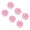 Rose, variant on Giaone 6Piece Assorted Color Mixing Balls For Enhancing Protein Shake Consistently