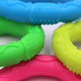 thumbnail image 2 of Pet Chewing Ring Rubber Bite-proof Solid Color Puppy Teething Toy Dog Ring Toy, 2 of 7