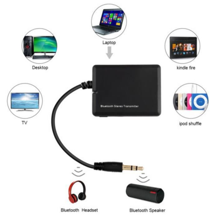 Audio Adapter Bluetooth Transmitter 3.5mm Adapter for TV Home Sound