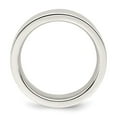 thumbnail image 2 of 925 Sterling Silver Polished Flat Band 6mm Comfort-Fit Flat Size 11 Band Ring Ring for Women and Men, 2 of 5