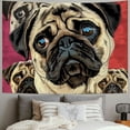 thumbnail image 2 of Orinice Cute Dog Tapestry Wall Hanging Unique Style Graphic Tapestries Home Wall Decor Art for Living Room Bedroom Apartment Farmhouse Dorm 40x30inch, 2 of 6