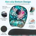 thumbnail image 5 of Large Mouse Pad with Wrist Support 4 in1 Set, XXL Big Game Mousepad + Keyboard Wrist Rest+Mouse Wrist Rest+Coaster Ergonomic Gaming Mat for Home Office Table Computer I Nice Green Mandala, 5 of 15