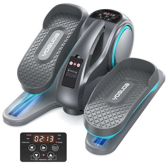 Pedal de bicicleta elíptica YOSUDA para colocar debajo del escritorio, 10 niveles