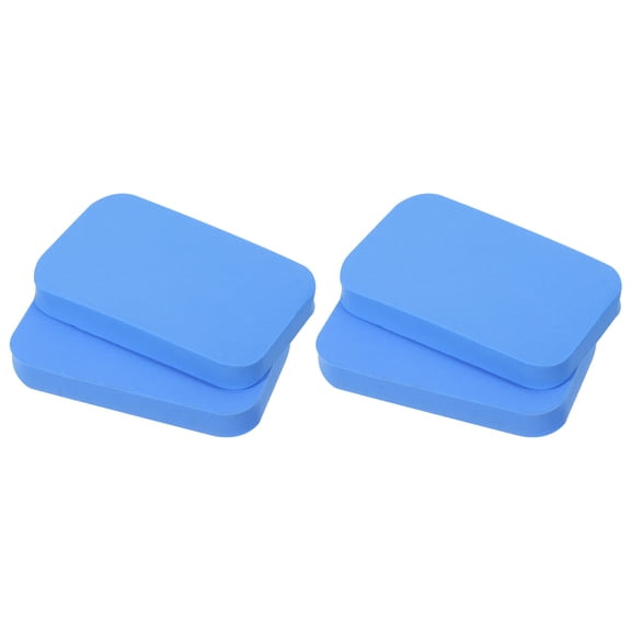 Uxcell Ping Pong Table Tennis Paddle Racket Rubber Cleaning Sponge, Blue 4 Pack