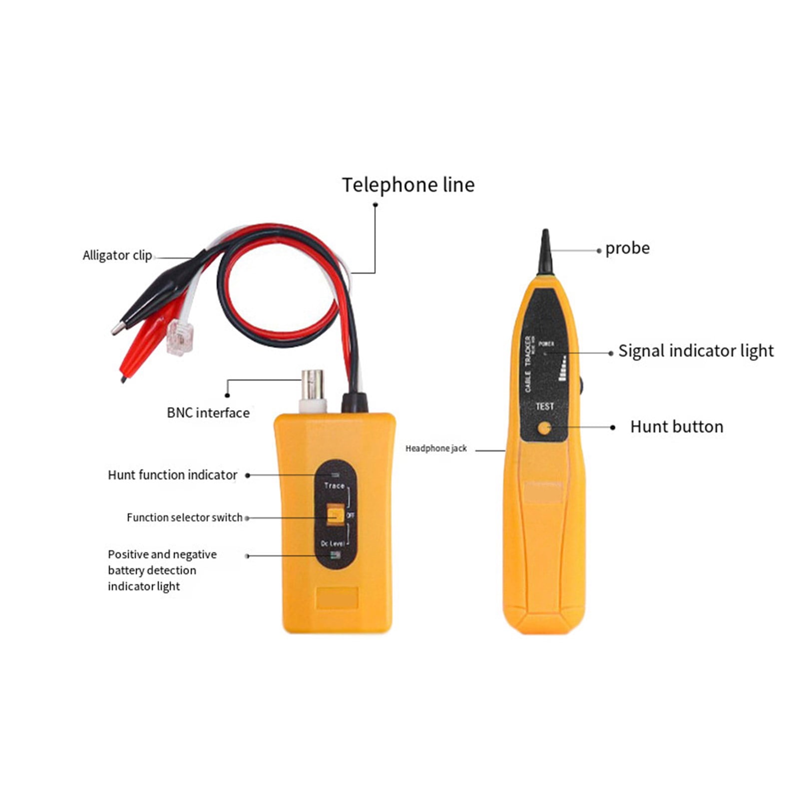 Portable Multifunction Communication Networking Cable Tracers Outgoing Line Tracing Networking For Ethernet Coaxial Cables