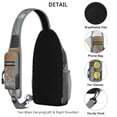 thumbnail image 3 of Chest Bag Crossbody Shoulder Bag Crossbody Shoulder BagCrossbody Sling Bag for Hiking Dating Gym Cycling Working Abstract Geometry Colorful, 3 of 6