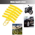 thumbnail image 6 of Unique Bargains 6 Pcs ABS Wheel Protector Tire Changing Tyre Changer Guard Rim Tools for Motorcycle Car ATV 20cm Yellow, 6 of 6