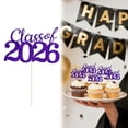 thumbnail image 2 of 2026 Graduation Centerpieces – Class of 2026 Cake Topper, Congrats Grad Table Decor for High School & Senior Party, 2 of 9