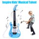 thumbnail image 4 of Guitarra Juguete Infantil con Luces y Sonidos, Instrumento Musical Simulado para Niños, Múltiples Ritmos y Modos de Juego, Color Azul (Sin Pilas), 4 of 6