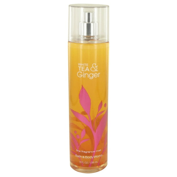 White Tea and Ginger by Bath & Body Works Body Mist Spray Infused with