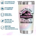 thumbnail image 2 of Gifts For Mom From Daughter, Son, Grandma, Mother In Law, Step Mom, Bonus Mom, Birthday, Christmas, Mothers Day Gifts, Mom To Be, New Mom Gifts, Mamasaurus 20 Oz Stainless Steel Tumbler, 2 of 6